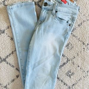 Light wash denim